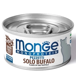 Монопротеїновий паштет MONGE CAT MONOPROTEIN SOLO 100% Buffalo 80 г