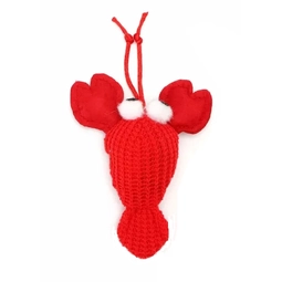 Nobleza Cat Toy Crayfish with Catnip Red Plush 10 cm