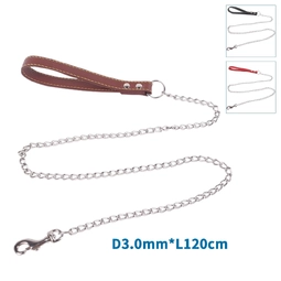 Повідець Nobleza Dog Leash Iron-plated chrome mix 3x1200 мм